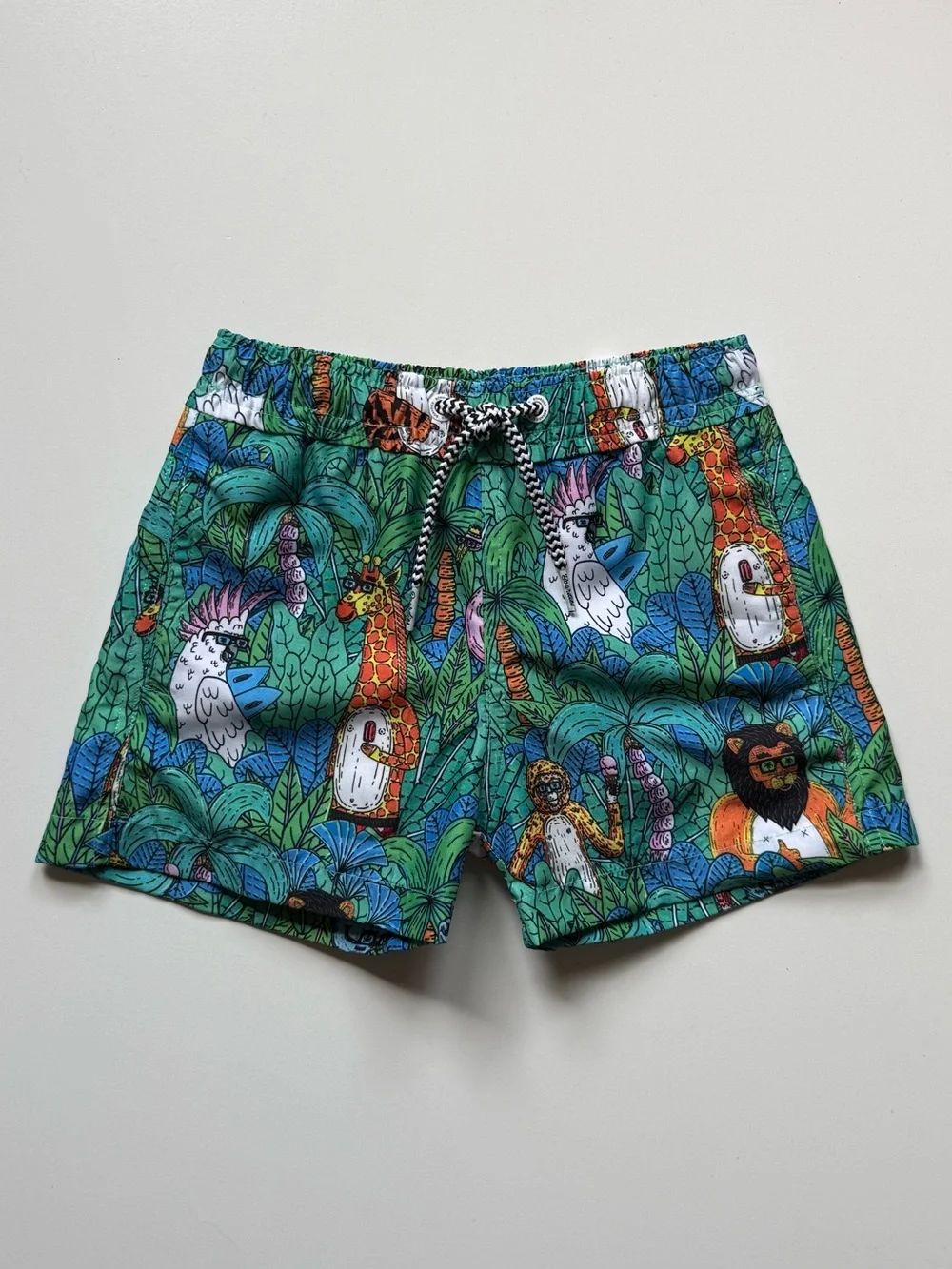 Boardies Boys Mulga Jungle Swim Trunks - Size 3-4